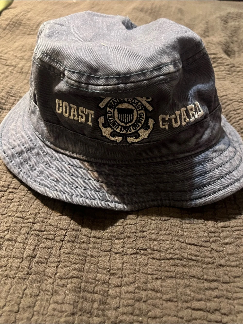US Coast Guard Toddler Blue Bucket Hat Cap Wanderer USCG
